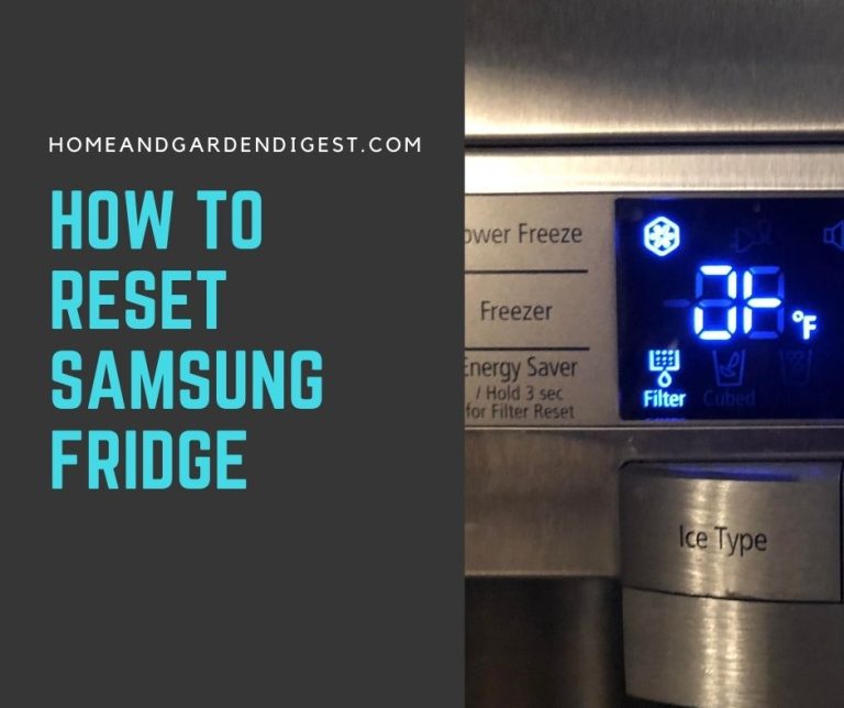 How to RESET Samsung Fridge Why Your Refrigerators Need A Reset?