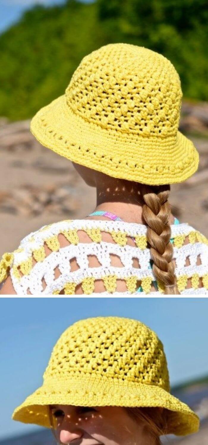 15 Best Crochet Boys Sun Hat Free Patterns & Instructions