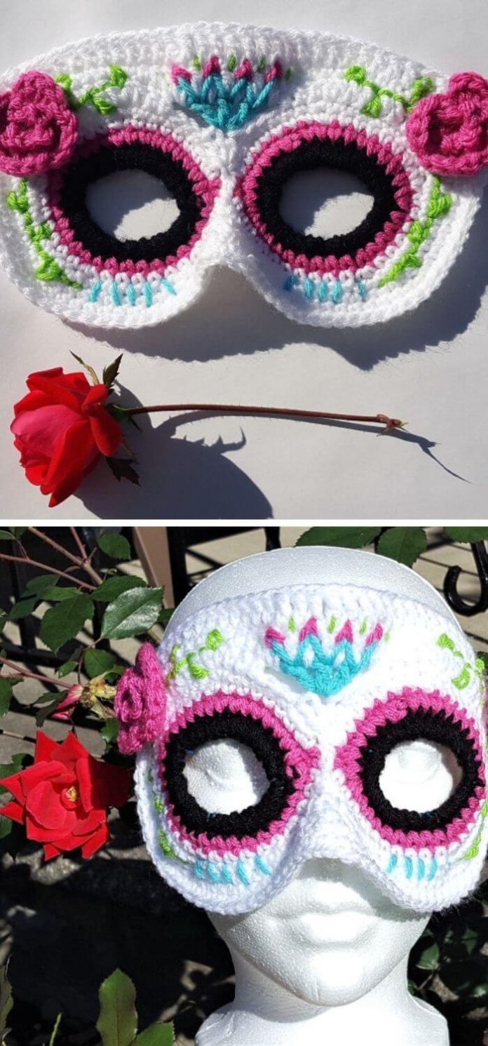 15 Best Masquerade Beauty Crochet Eye Mask Free Patterns & Instructions