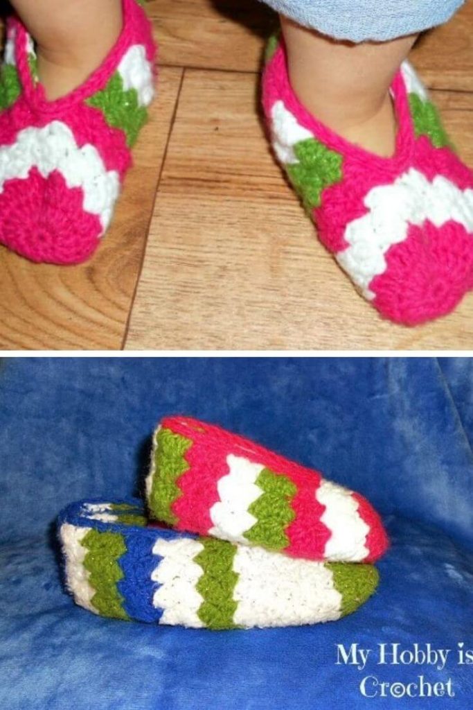 15 Crochet Moccasin Slippers Free Patterns Home and Garden Digest